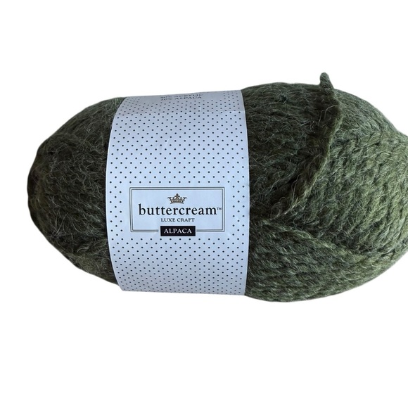 Buttercream Luxe Craft Alpaca Yarn Green Color 170g/6oz 130yds/118m - Picture 2 of 10